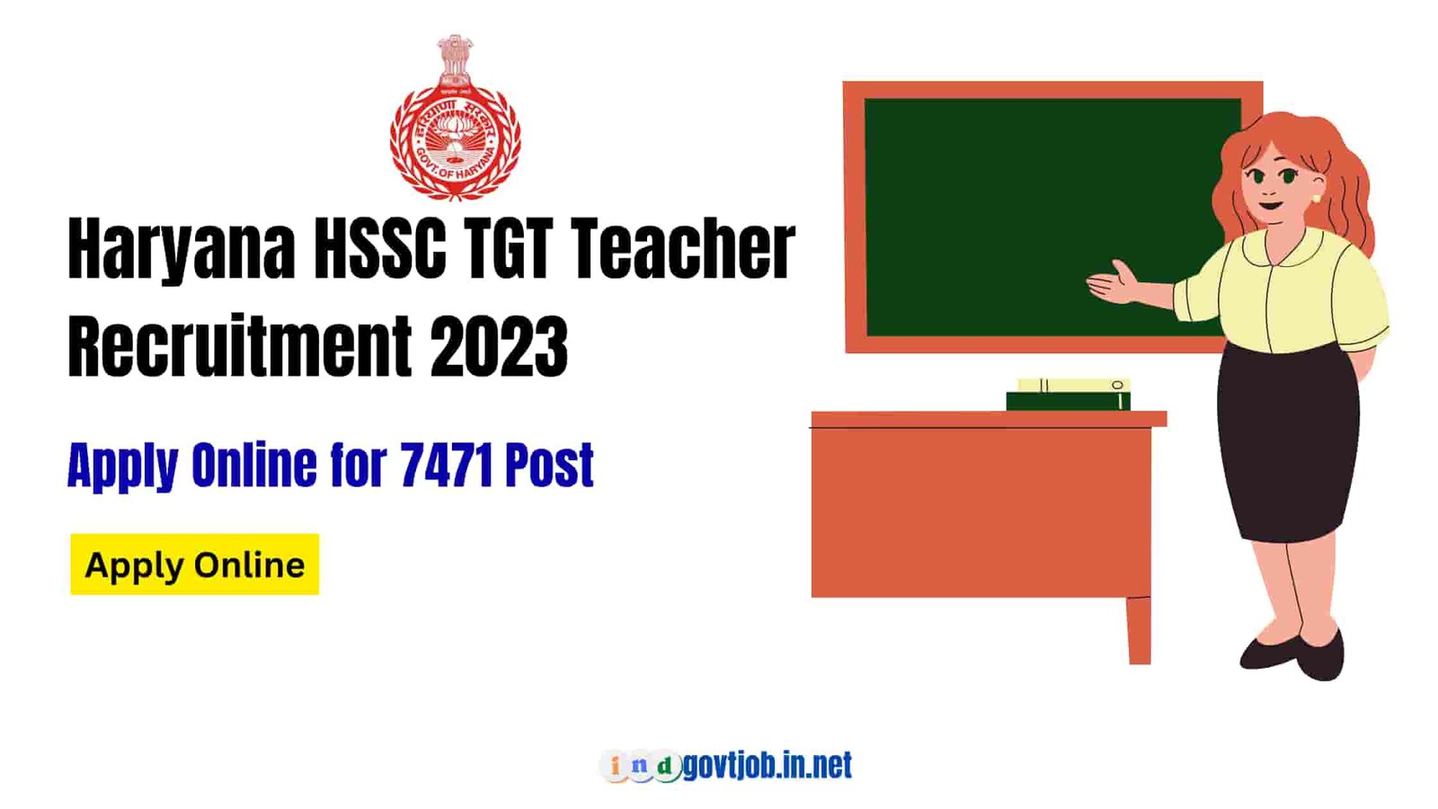 haryana hssc tgt teacher vacancy 2023